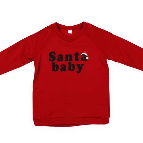 Juniors 'Santa Baby' Sweatshirt - Size Extra Large - Picture 2 of 4